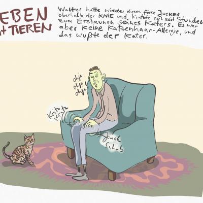 Leben mit Tieren/Katzenbild