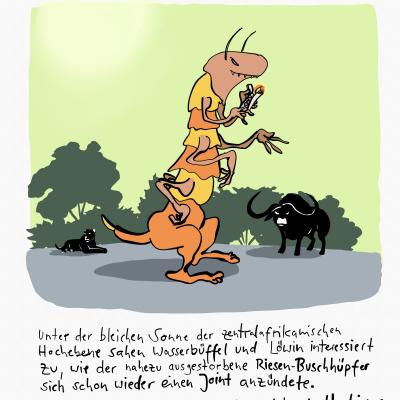 Warum der Riesen-Buschhüpfer ausstarb