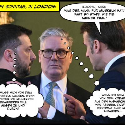 Europa „steht“ fest „hinter“ Sekenskij